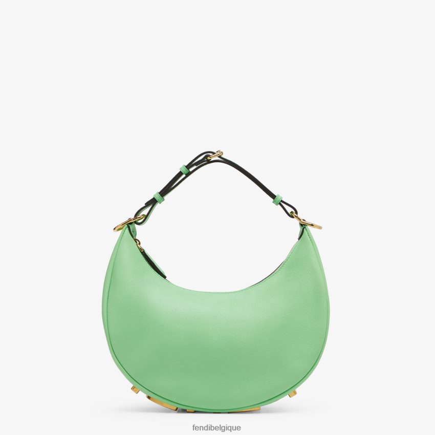 accessoires Fendi petit sac en cuir graphy vert femmes 8X8J2J714 Fendi Lunette De Soleil
