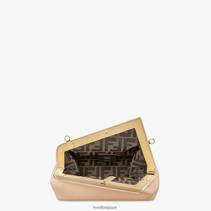 accessoires Fendi petit sac en cuir rose femmes 8X8J2J875 Fendi Belgique