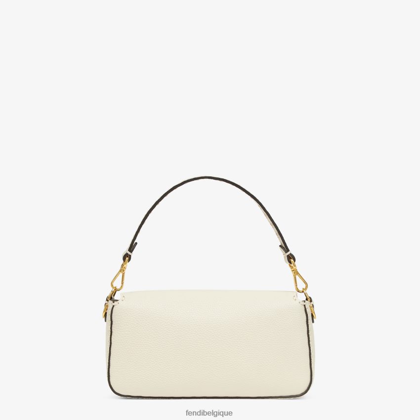 accessoires Fendi sac Camellia Selleria avec surpiqûres oversize beige femmes 8X8J2J895 Fendi Sac