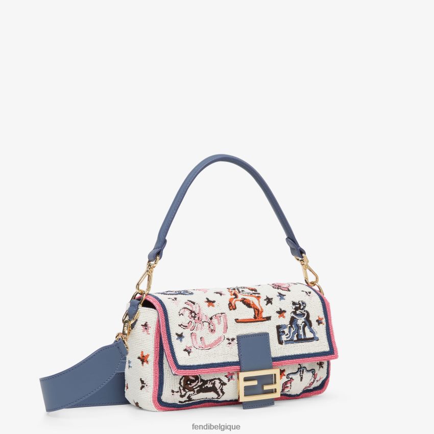 accessoires Fendi sac avec broderie astrologie multicolore femmes 8X8J2J632 Fendi Belgique