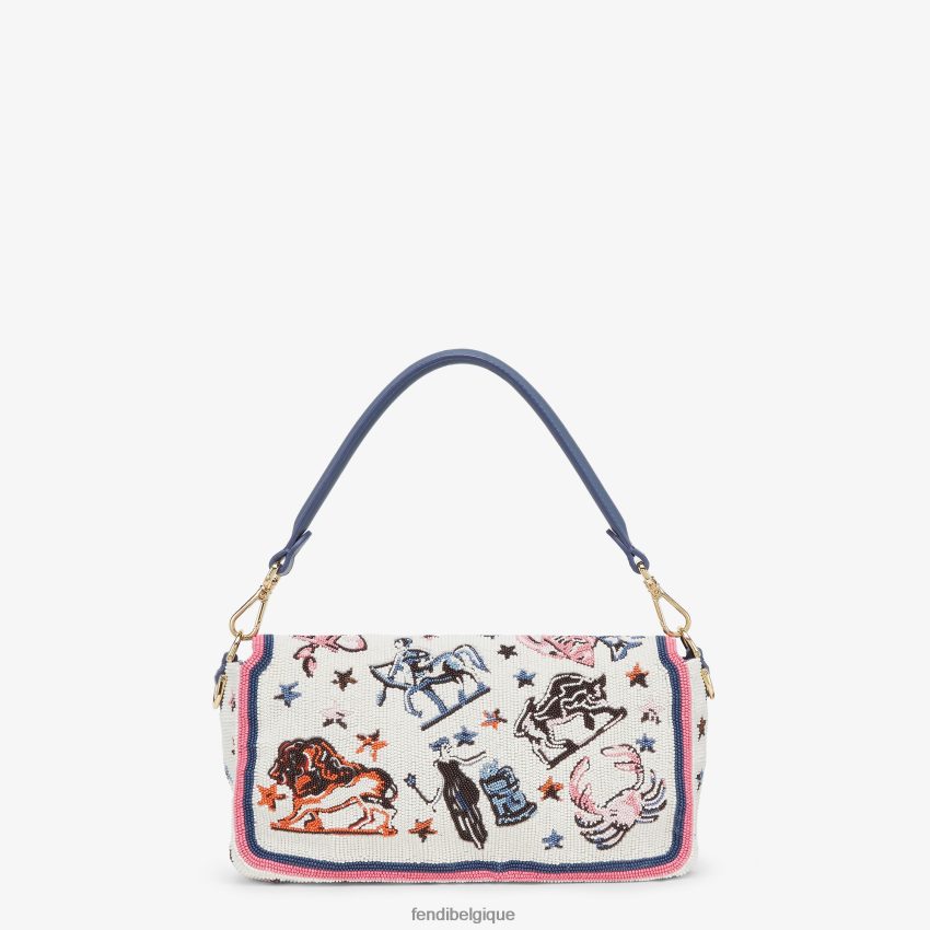 accessoires Fendi sac avec broderie astrologie multicolore femmes 8X8J2J632 Fendi Belgique