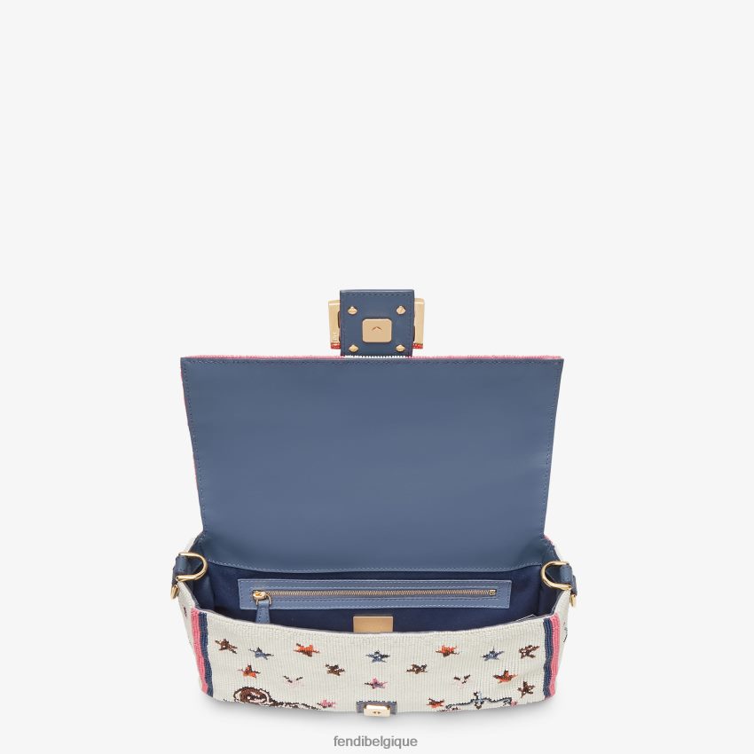 accessoires Fendi sac avec broderie astrologie multicolore femmes 8X8J2J632 Fendi Belgique