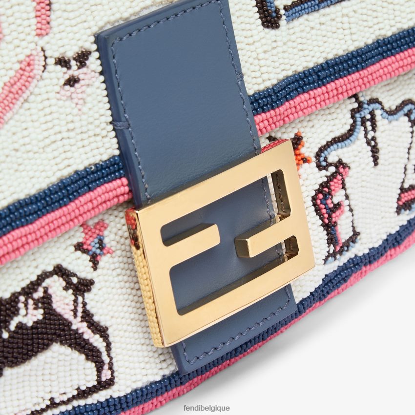 accessoires Fendi sac avec broderie astrologie multicolore femmes 8X8J2J632 Fendi Belgique