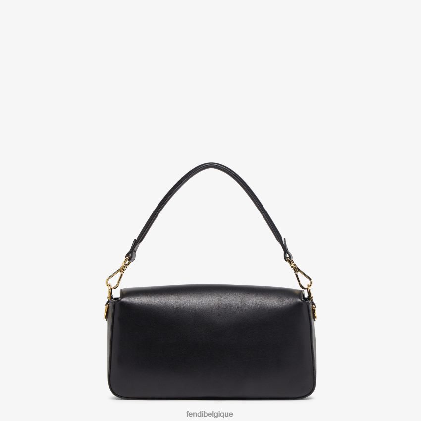 accessoires Fendi sac baguette en cuir multipoches noir femmes 8X8J2J551 Fendi Belgique