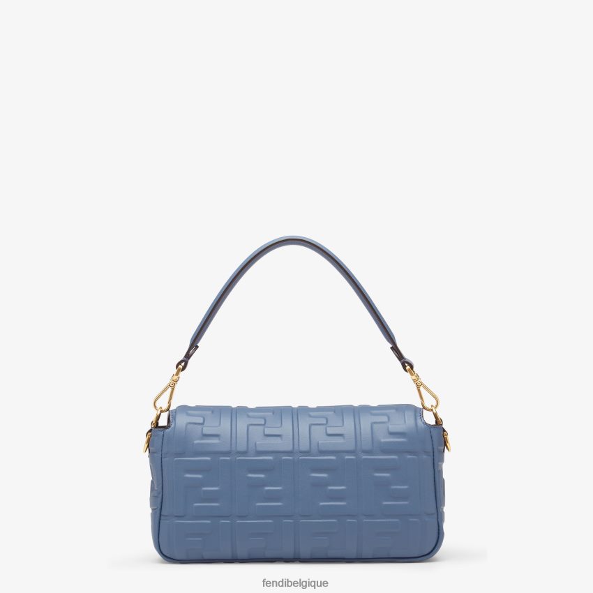 accessoires Fendi sac baguette en cuir nappa bleu femmes 8X8J2J735 Fendi Lunette De Soleil