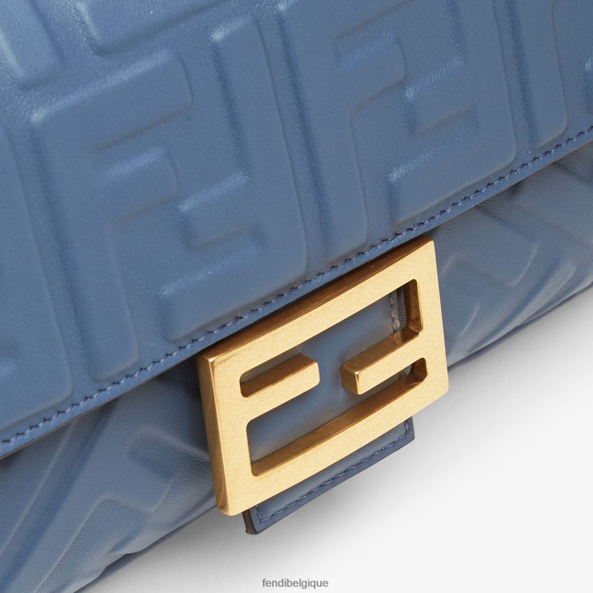 accessoires Fendi sac baguette en cuir nappa bleu femmes 8X8J2J735 Fendi Lunette De Soleil