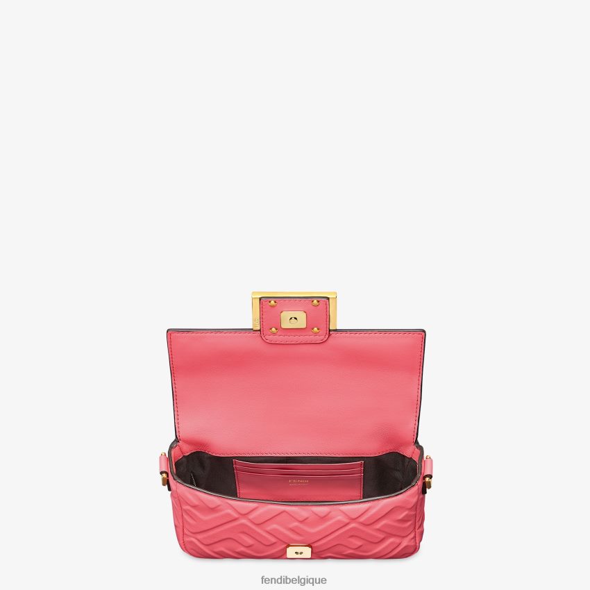 accessoires Fendi sac baguette en cuir nappa mini rose femmes 8X8J2J630 Fendi Lunette De Soleil