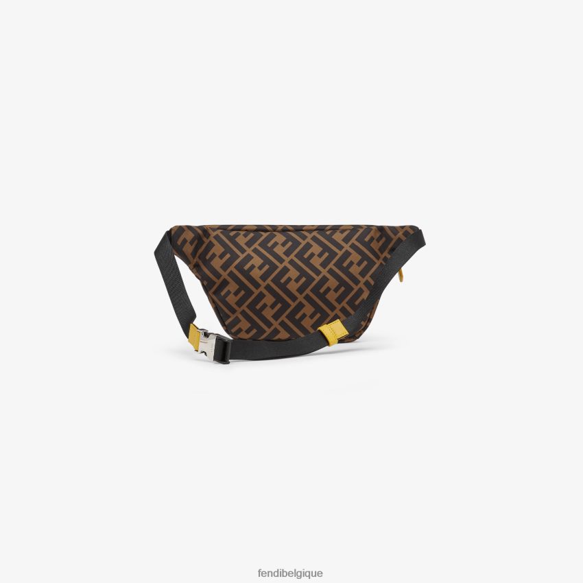 accessoires Fendi sac banane en nylon à logo roma multicolore femmes 8X8J2J2894 Fendi Belgique