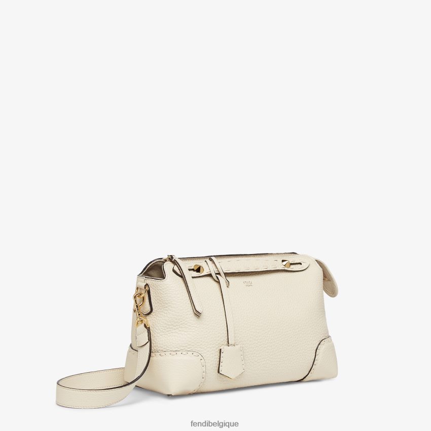 accessoires Fendi sac boston camellia selleria avec surpiqûres oversize beige femmes 8X8J2J731 Fendi Belgique