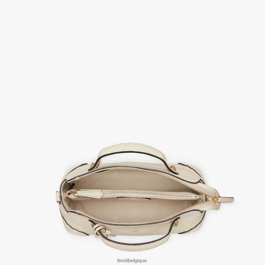 accessoires Fendi sac boston camellia selleria avec surpiqûres oversize beige femmes 8X8J2J731 Fendi Belgique
