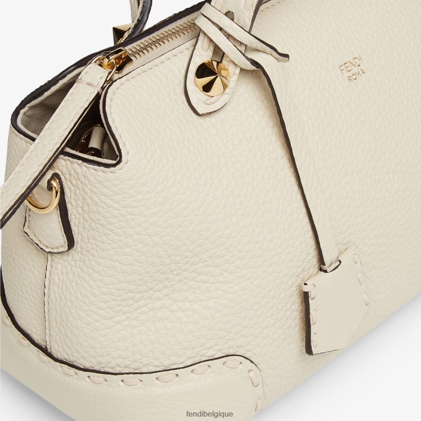 accessoires Fendi sac boston camellia selleria avec surpiqûres oversize beige femmes 8X8J2J731 Fendi Belgique