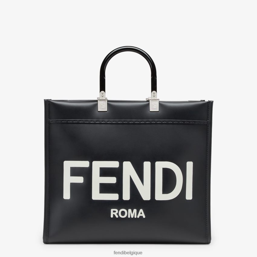 accessoires Fendi sac cabas Sunshine en cuir moyen noir femmes 8X8J2J678 Fendi Lunette De Soleil