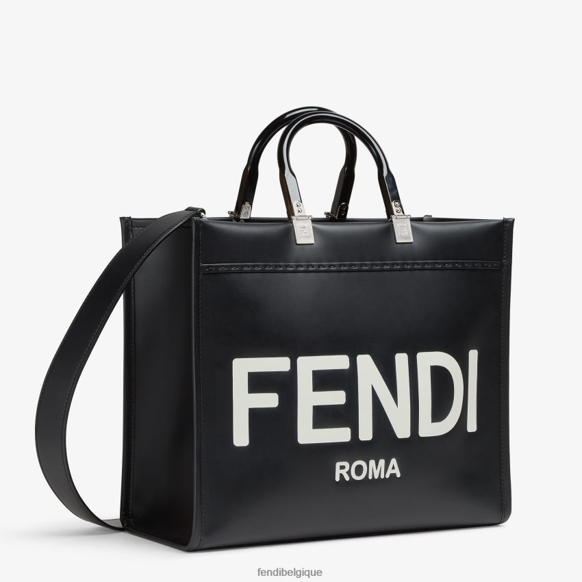 accessoires Fendi sac cabas Sunshine en cuir moyen noir femmes 8X8J2J678 Fendi Lunette De Soleil