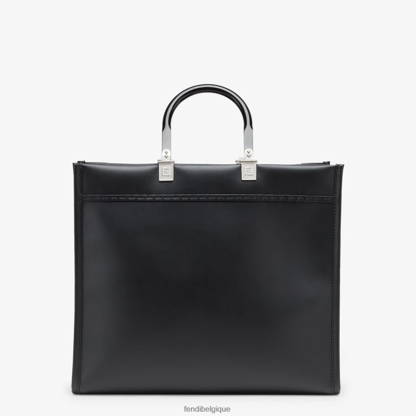 accessoires Fendi sac cabas Sunshine en cuir moyen noir femmes 8X8J2J678 Fendi Lunette De Soleil
