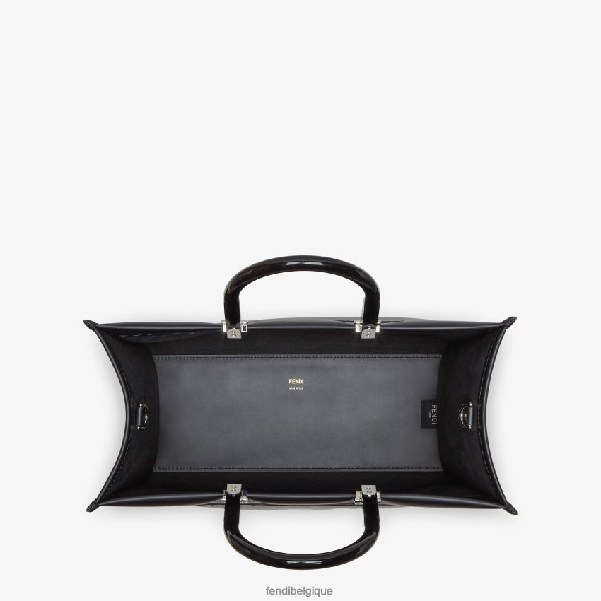 accessoires Fendi sac cabas Sunshine en cuir moyen noir femmes 8X8J2J678 Fendi Lunette De Soleil