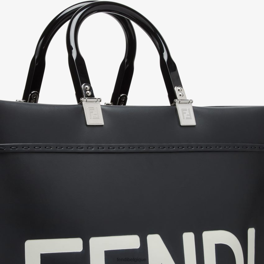 accessoires Fendi sac cabas Sunshine en cuir moyen noir femmes 8X8J2J678 Fendi Lunette De Soleil