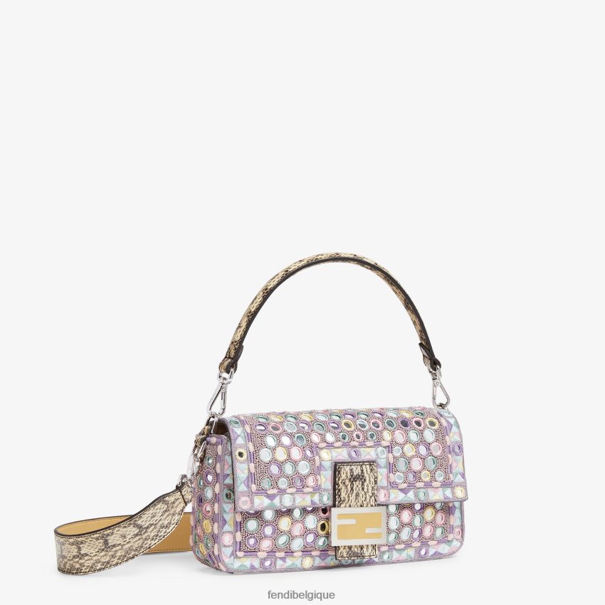 accessoires Fendi sac de réédition avec multibroderie multicolore femmes 8X8J2J780 Fendi Lunette De Soleil