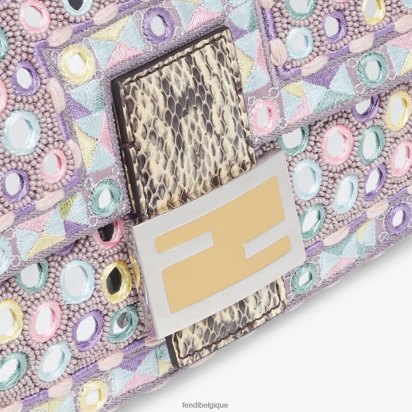 accessoires Fendi sac de réédition avec multibroderie multicolore femmes 8X8J2J780 Fendi Lunette De Soleil