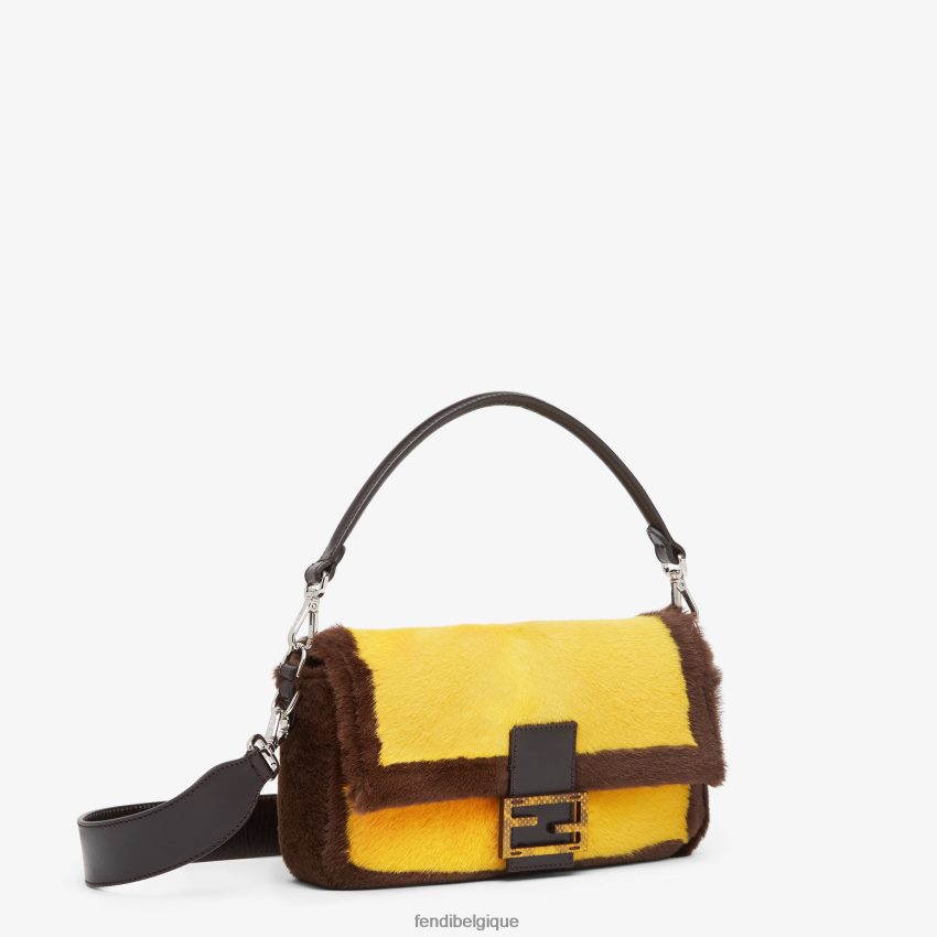 accessoires Fendi sac de réédition en et peau de mouton multicolore femmes 8X8J2J801 Fendi Lunette De Soleil