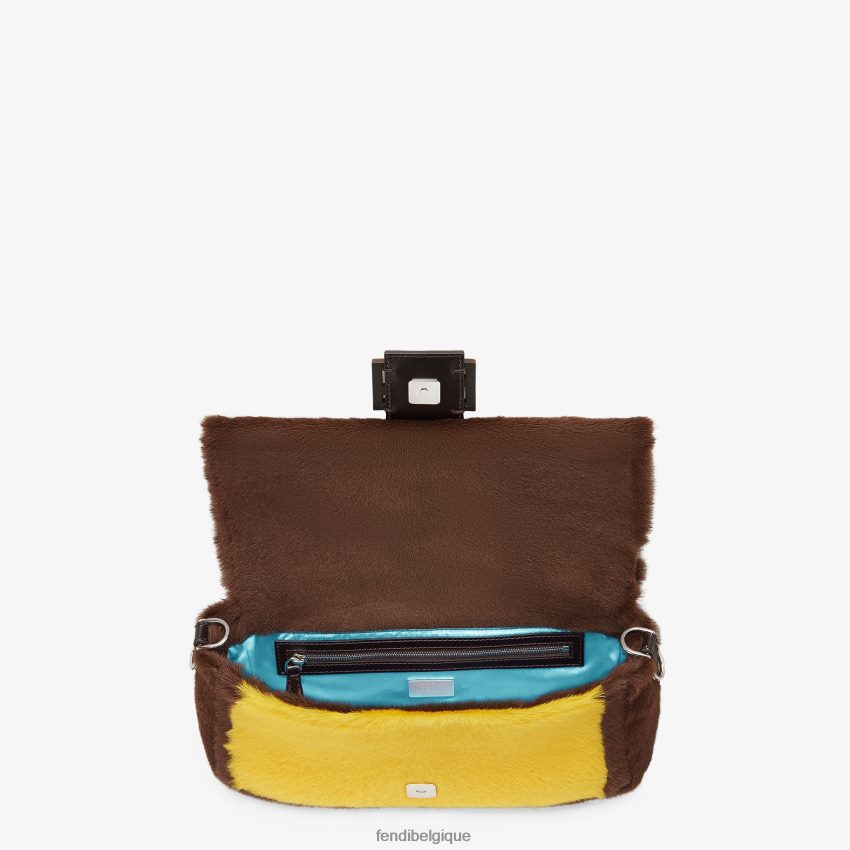 accessoires Fendi sac de réédition en et peau de mouton multicolore femmes 8X8J2J801 Fendi Lunette De Soleil