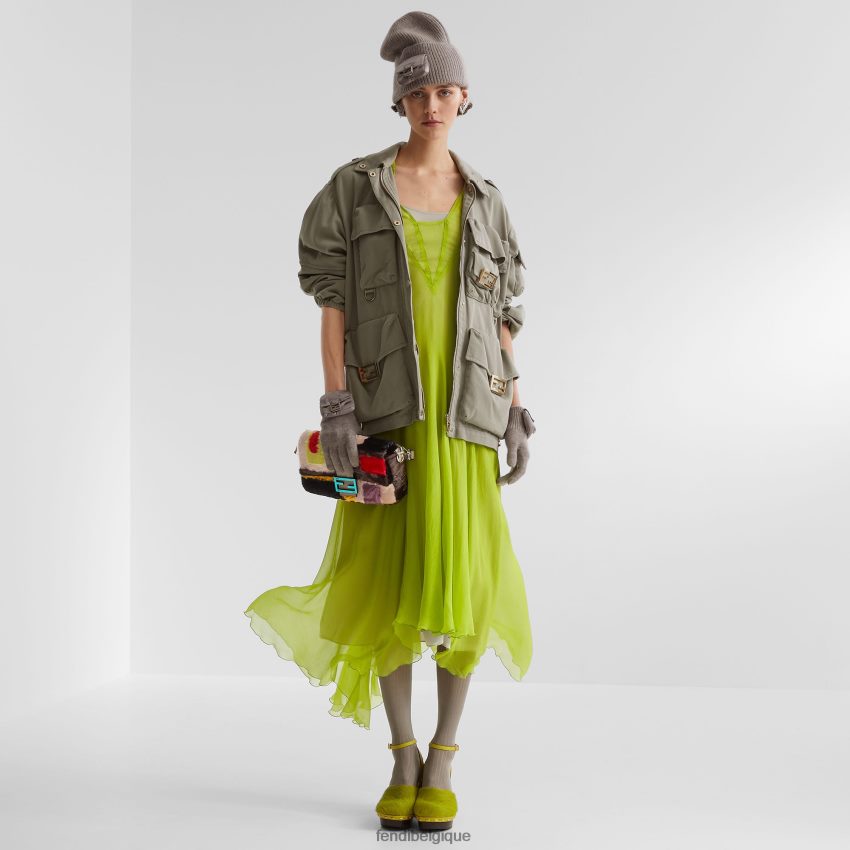 accessoires Fendi sac de réédition en multiastrakhan multicolore femmes 8X8J2J781 Fendi Sac