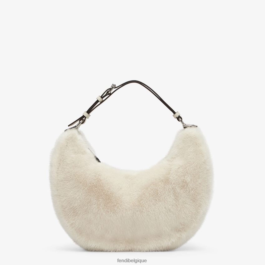 accessoires Fendi sac de vison blanc femmes 8X8J2J730 Fendi Sac
