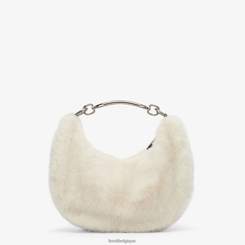 accessoires Fendi sac de vison blanc femmes 8X8J2J730 Fendi Sac