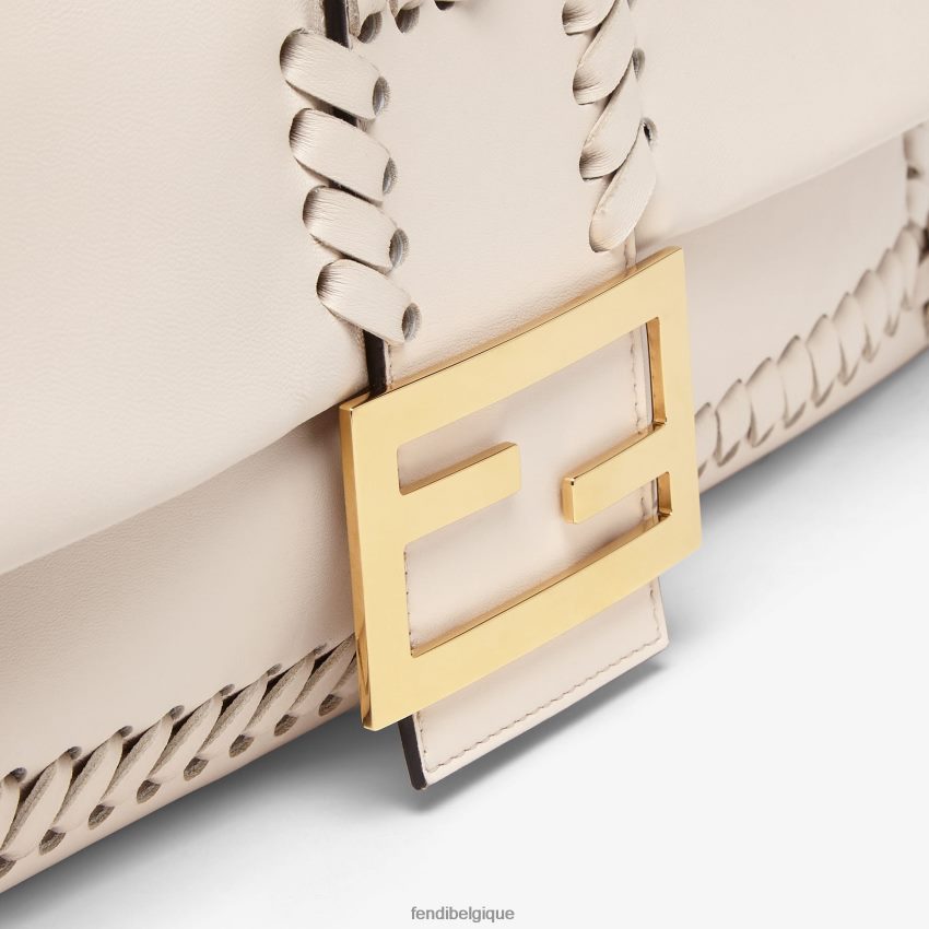 accessoires Fendi sac en cuir camellianappa avec coutures assorties rose femmes 8X8J2J553 Fendi Sac