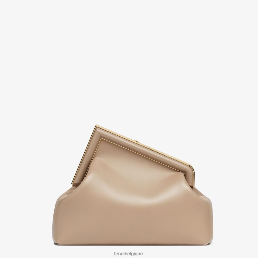 accessoires Fendi sac en cuir colombe beige femmes 8X8J2J825 Fendi Lunette De Soleil