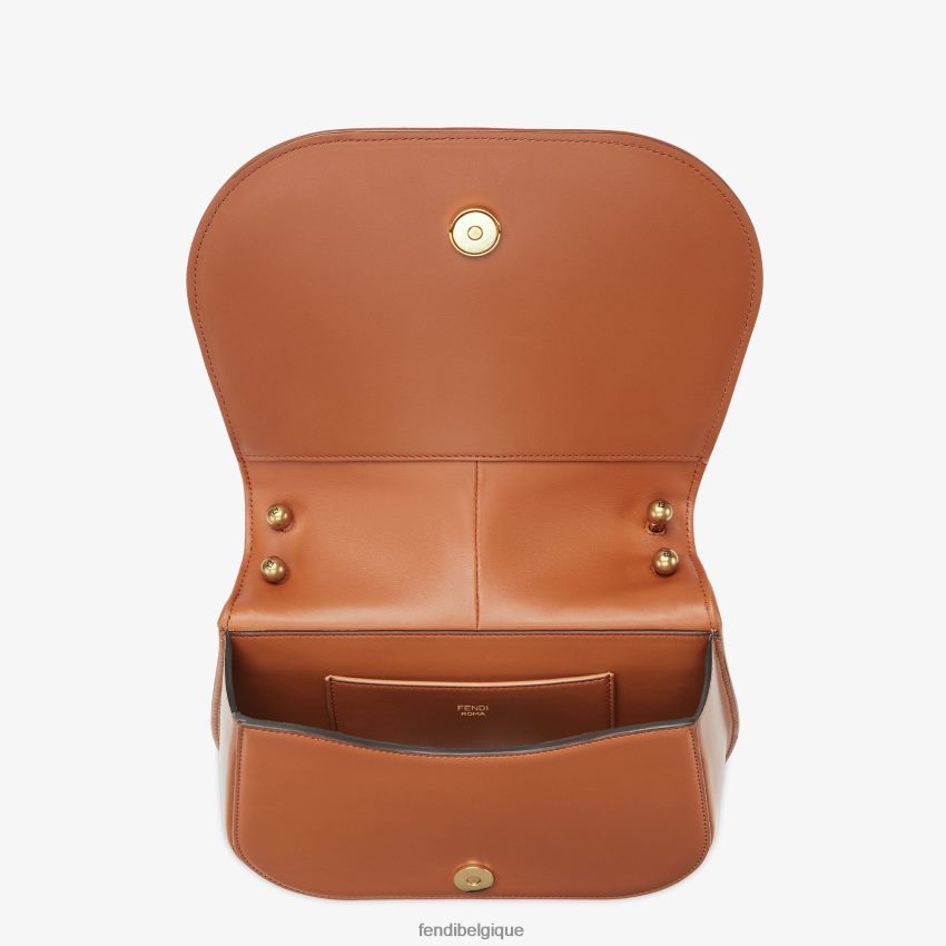 accessoires Fendi sac en cuir de crocodile brun femmes 8X8J2J660 Fendi Lunette De Soleil