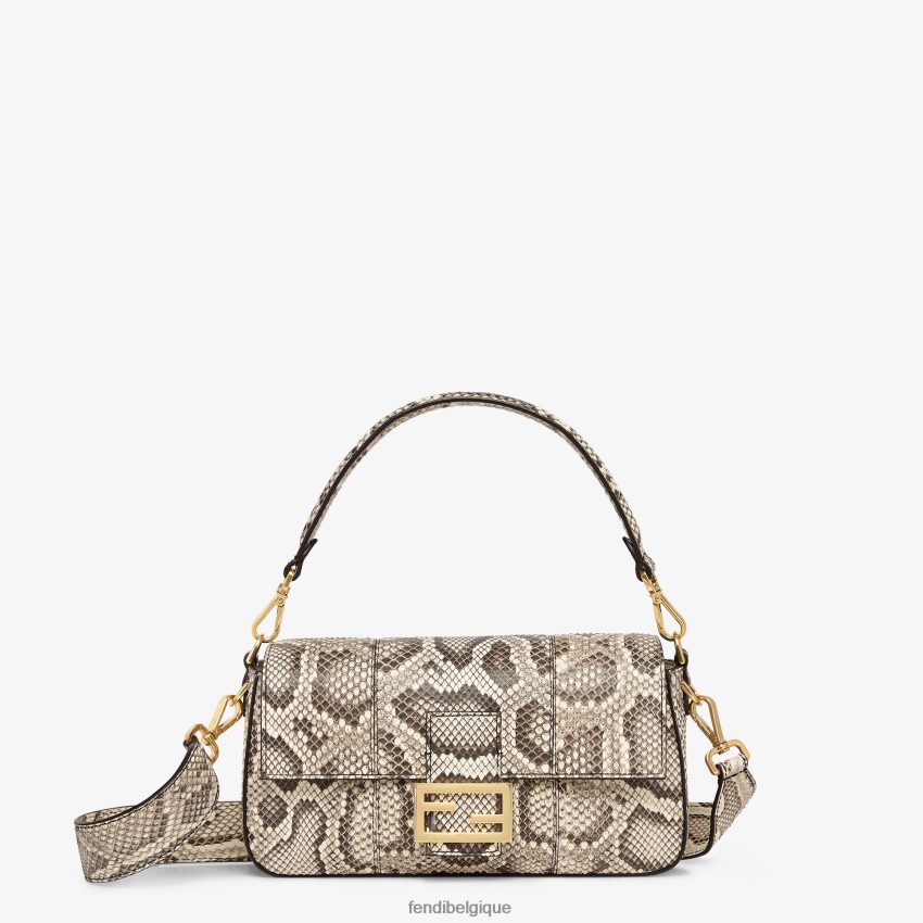 accessoires Fendi sac en cuir de python naturel mode femmes 8X8J2J903 Fendi Lunette De Soleil