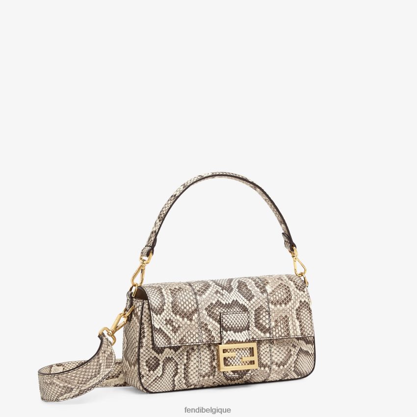 accessoires Fendi sac en cuir de python naturel mode femmes 8X8J2J903 Fendi Lunette De Soleil