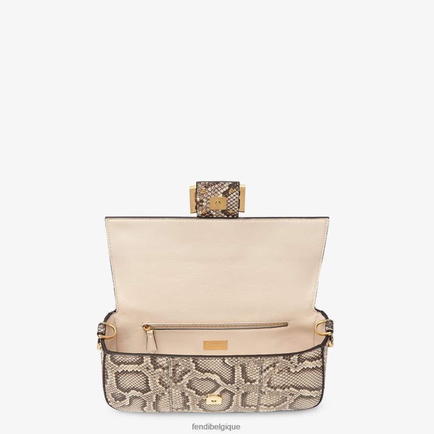 accessoires Fendi sac en cuir de python naturel mode femmes 8X8J2J903 Fendi Lunette De Soleil