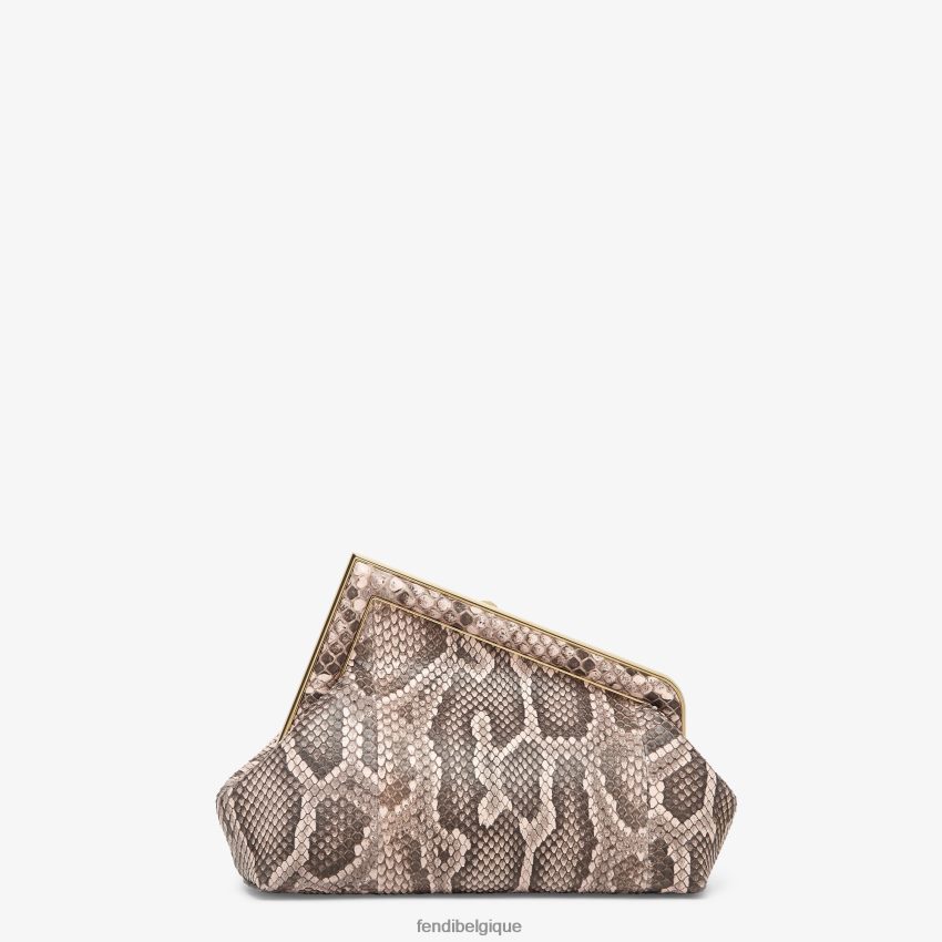 accessoires Fendi sac en cuir de python rose femmes 8X8J2J906 Fendi Lunette De Soleil