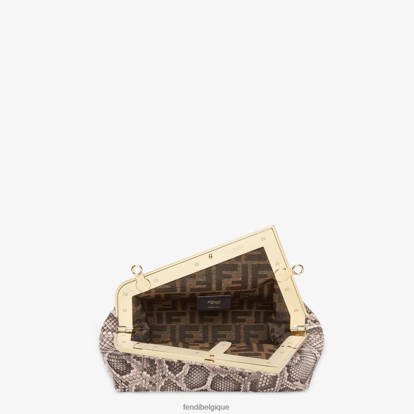 accessoires Fendi sac en cuir de python rose femmes 8X8J2J906 Fendi Lunette De Soleil