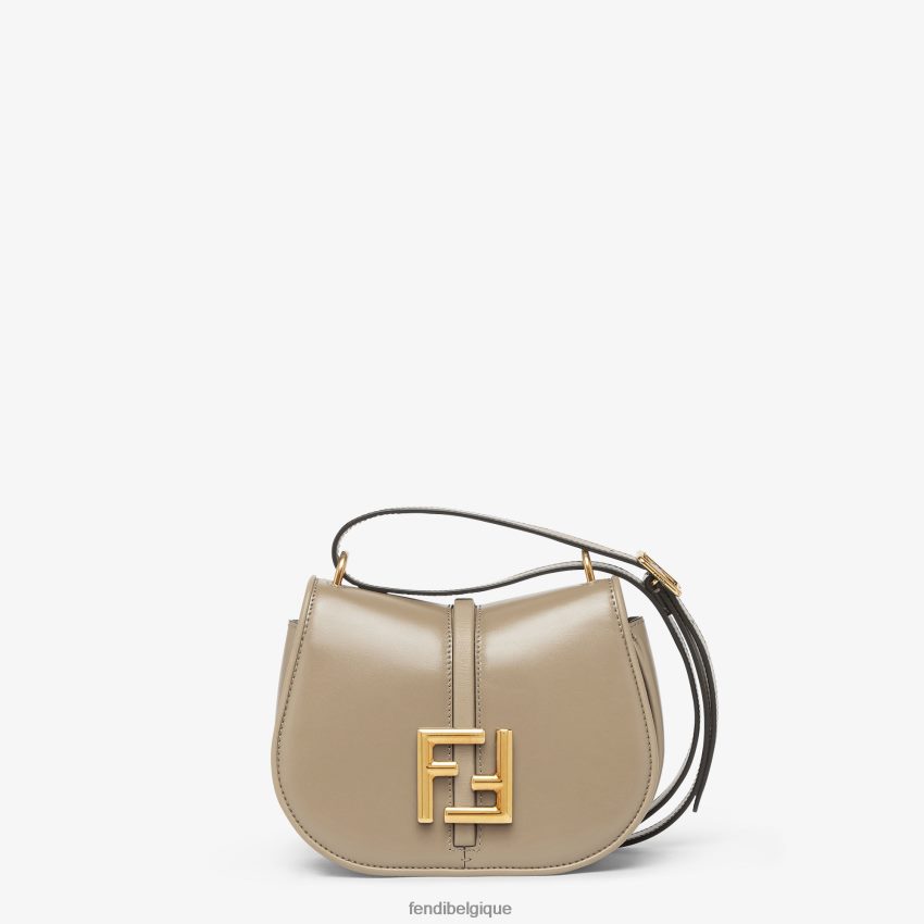 accessoires Fendi sac en cuir lisse et cuir pleine fleur colombe gris femmes 8X8J2J558 Fendi Lunette De Soleil