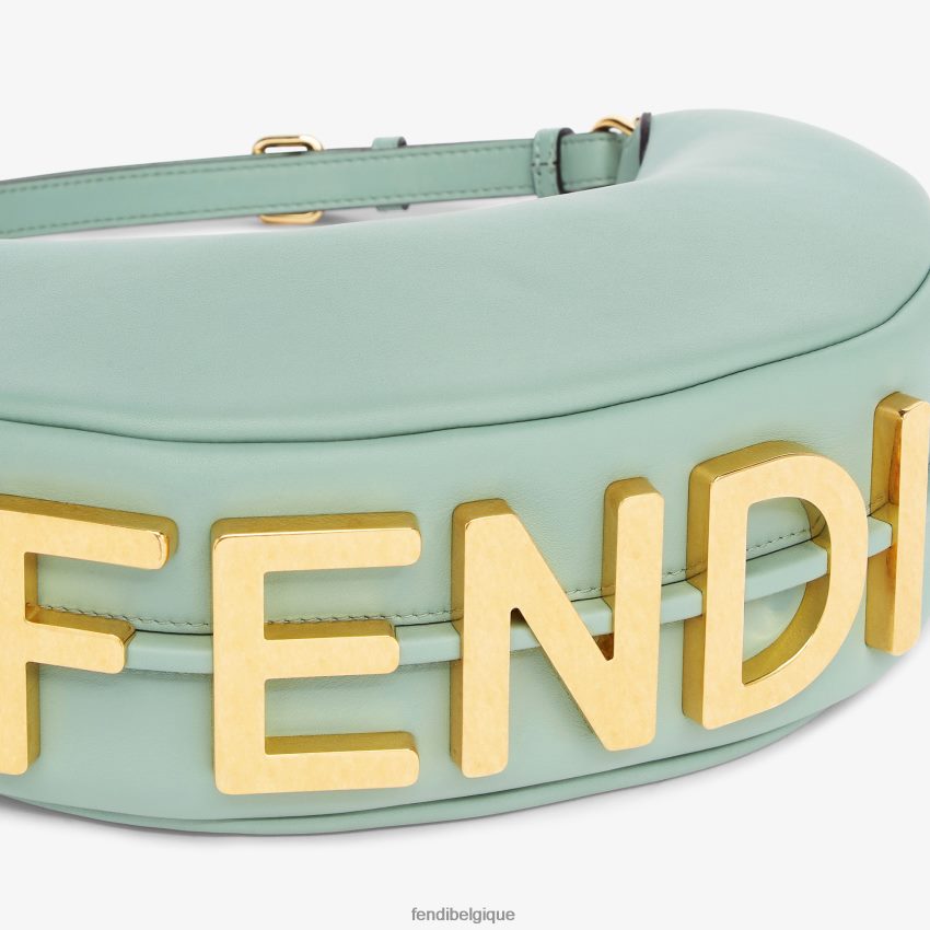 accessoires Fendi sac en cuir menthe vert femmes 8X8J2J831 Fendi Lunette De Soleil