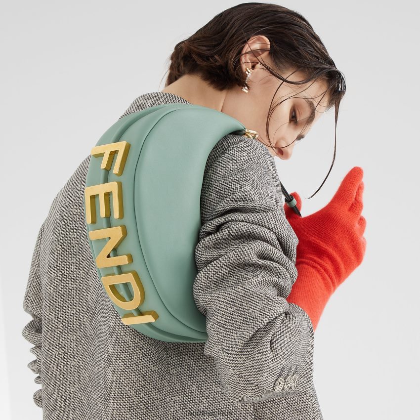 accessoires Fendi sac en cuir menthe vert femmes 8X8J2J831 Fendi Lunette De Soleil