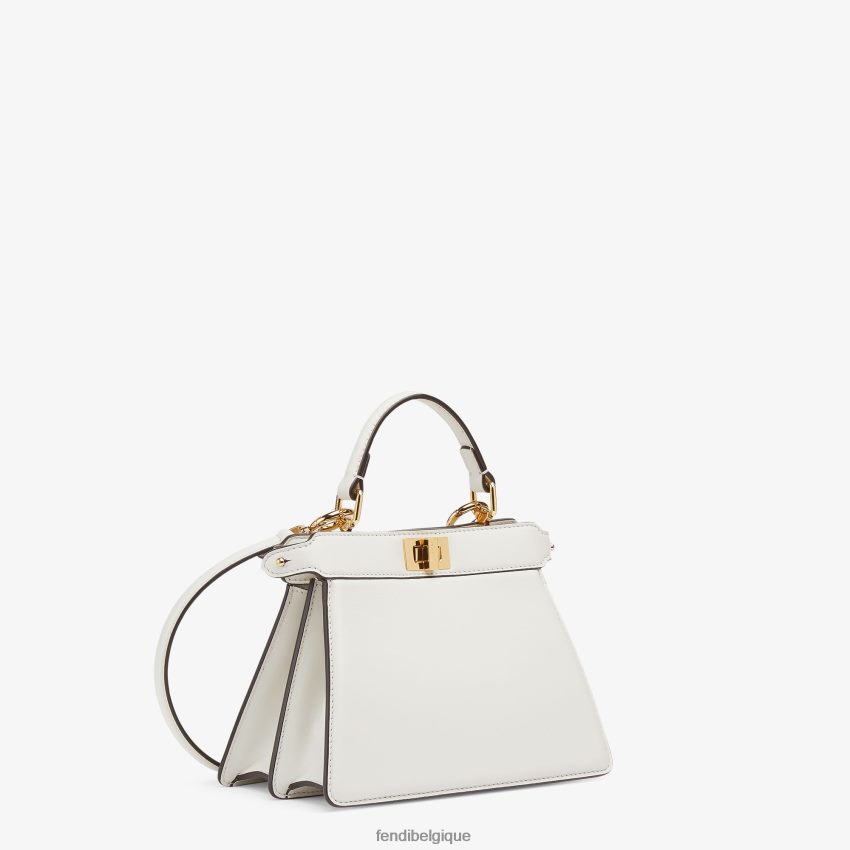 accessoires Fendi sac en cuir nappa matelassé blanc femmes 8X8J2J910 Fendi Sac