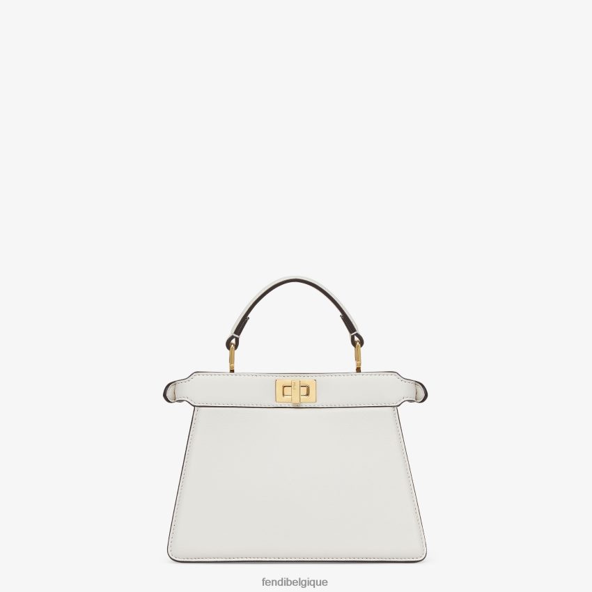 accessoires Fendi sac en cuir nappa matelassé blanc femmes 8X8J2J910 Fendi Sac