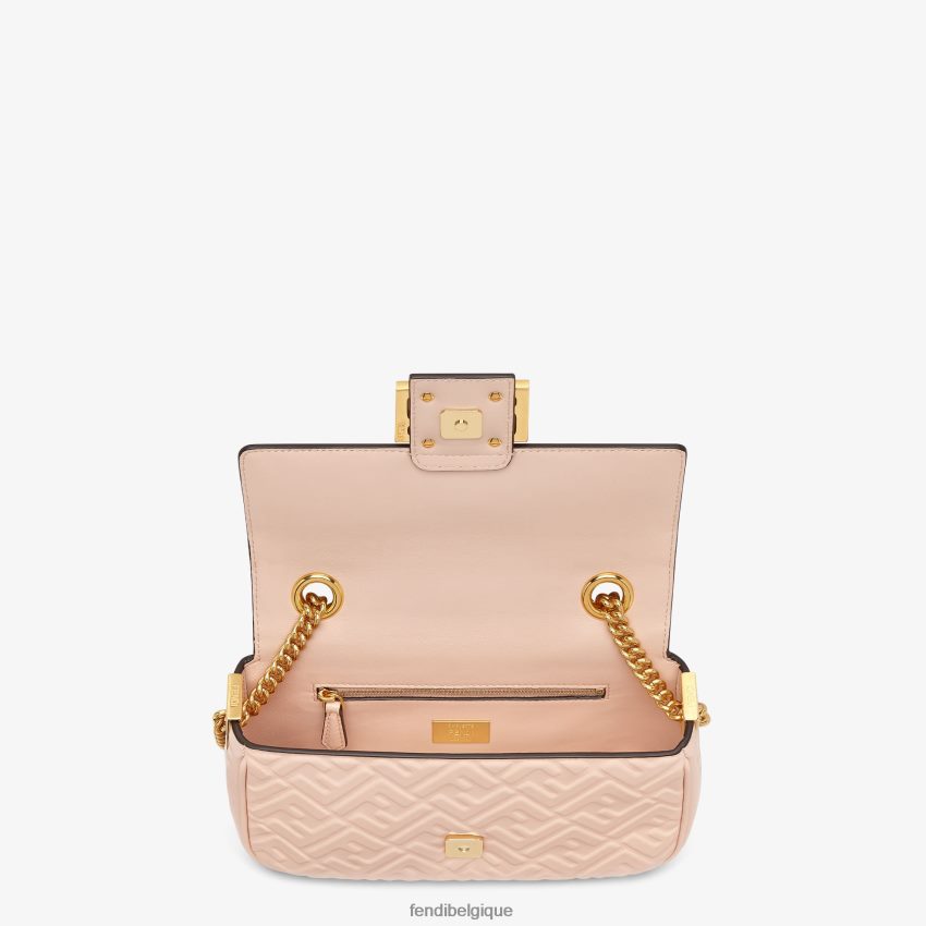accessoires Fendi sac en cuir pâle rose femmes 8X8J2J862 Fendi Sac