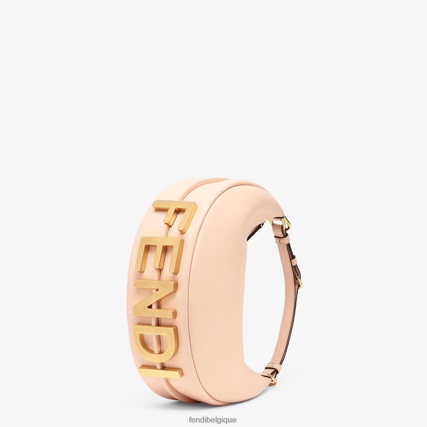 accessoires Fendi sac en cuir pâle rose femmes 8X8J2J900 Fendi Lunette De Soleil