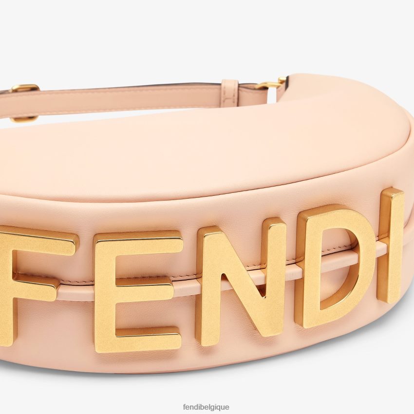 accessoires Fendi sac en cuir pâle rose femmes 8X8J2J900 Fendi Lunette De Soleil