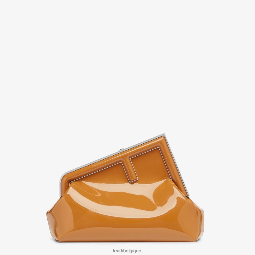 accessoires Fendi sac en cuir verni brun femmes 8X8J2J741 Fendi Lunette De Soleil