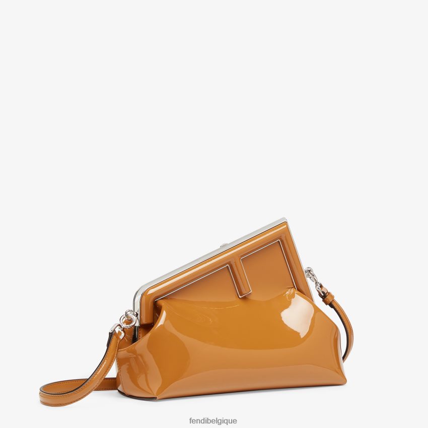 accessoires Fendi sac en cuir verni brun femmes 8X8J2J741 Fendi Lunette De Soleil