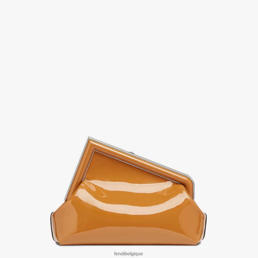 accessoires Fendi sac en cuir verni brun femmes 8X8J2J741 Fendi Lunette De Soleil