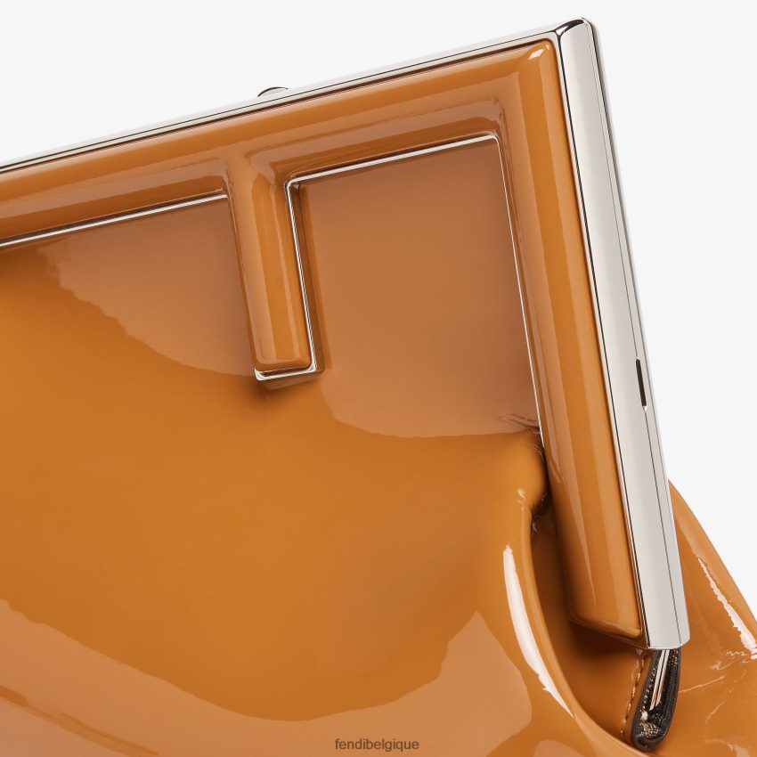 accessoires Fendi sac en cuir verni brun femmes 8X8J2J741 Fendi Lunette De Soleil