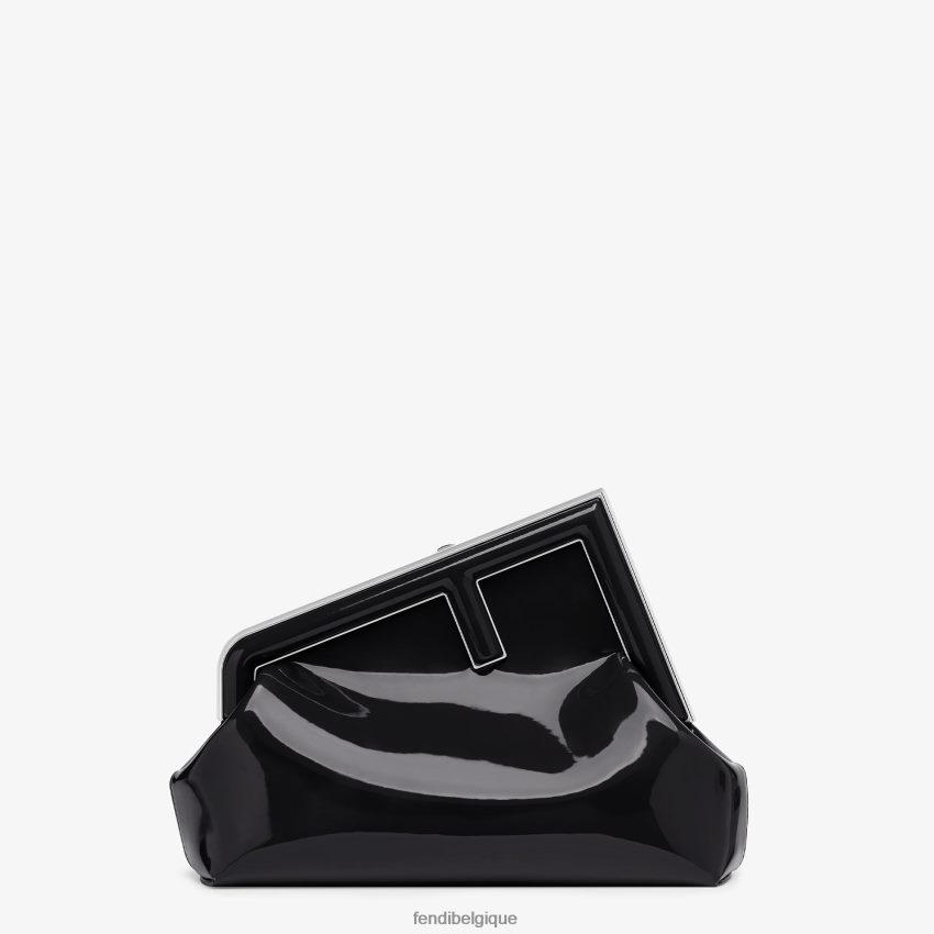 accessoires Fendi sac en cuir verni noir femmes 8X8J2J739 Fendi Sac