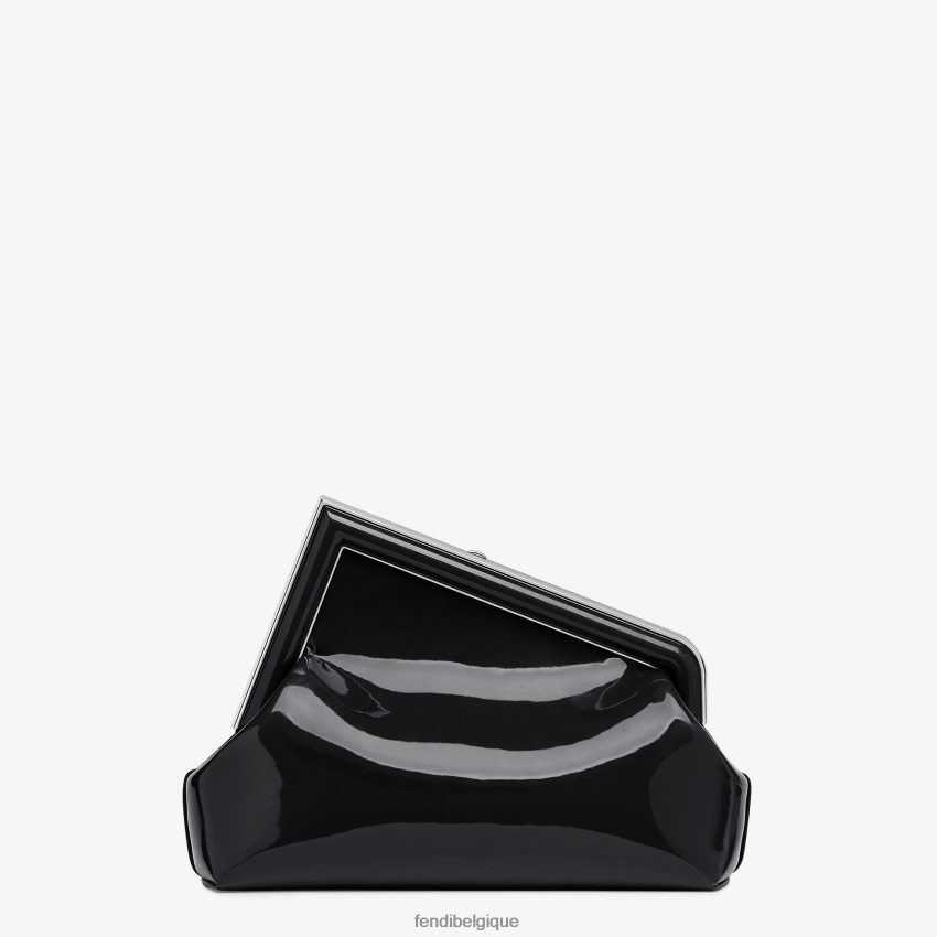 accessoires Fendi sac en cuir verni noir femmes 8X8J2J739 Fendi Sac
