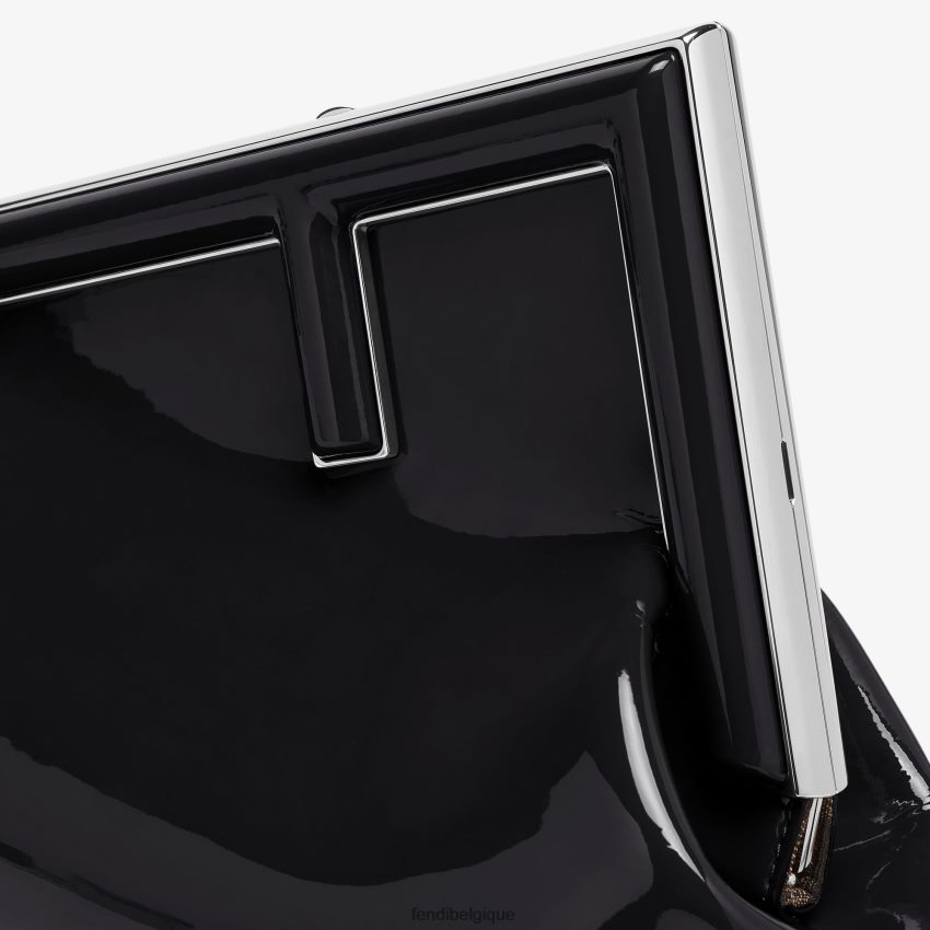 accessoires Fendi sac en cuir verni noir femmes 8X8J2J739 Fendi Sac